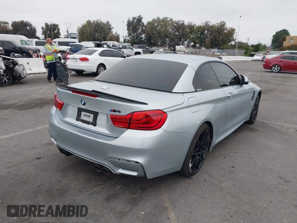 2018 BMW M4 with VIN WBS4Z9C50JED22690, listed as a IAAI auction lot 42439194 with 61,928 mi miles and . Bid and sale history available at DreamBid. Image 4.