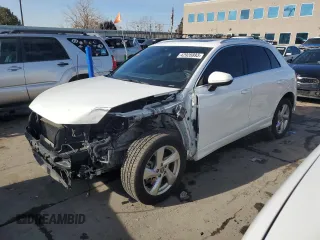 2019 Audi Q3 Premium with VIN WA1AECF37K1075925, listed as a Copart auction lot 42928893 with 41,726 mi miles. Bid and sale history available at carsss.com. Image 1.