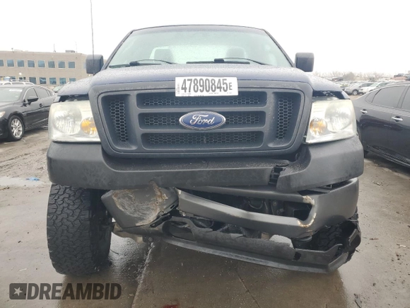 2008 Ford F-150 XL with VIN 1FTRF14W08KD80421, listed as a Copart auction lot 47890845 with 106,846 mi miles and Salvage Title. Bid and sale history available at carsss.com. Image 5.