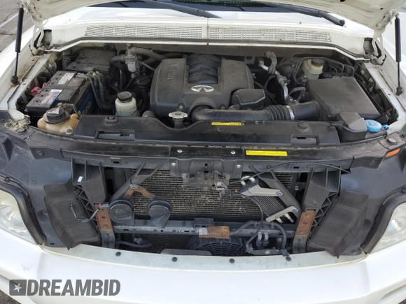 2005 Infiniti QX56 with VIN 5N3AA08C25N805477, listed as a Copart auction lot 80554204 with 197,257 mi miles and Salvage Title. Bid and sale history available at carsss.com. Image 12.
