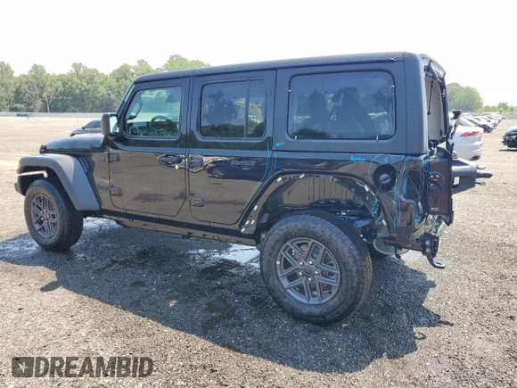 2025 Jeep Wrangler Sport S with VIN 1C4PJXDN1SW598688, listed as a Copart auction lot 61164725 with 281 mi miles and Clean title. Bid and sale history available at DreamBid. Image 2.