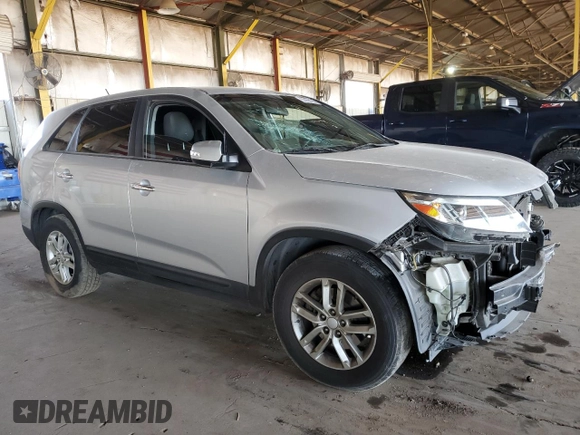 2015 Kia Sorento LX with VIN 5XYKT3A63FG618775, listed as a Copart auction lot 53165155 with 153,070 mi miles and Salvage Title. Bid and sale history available at carsss.com. Image 4.