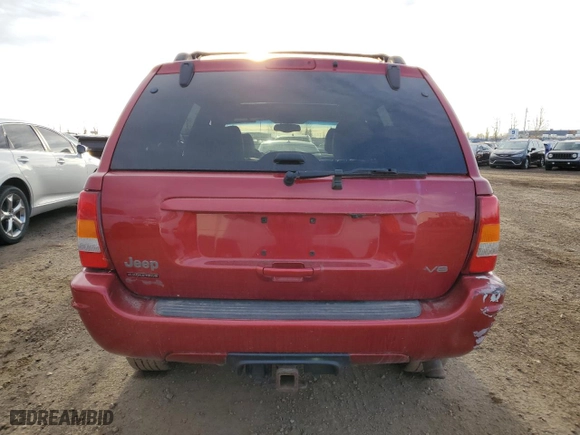 2003 Jeep Grand Cherokee Limited with VIN 1J4GW58N23C616404, listed as a Copart auction lot 80310244 with 277,710 mi miles and Clean Title. Bid and sale history available at carsss.com. Image 6.