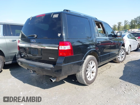 2016 Ford Expedition Limited with VIN 1FMJU1KT3GEF56849, listed as a IAAI auction lot 41977087 with 150,655 mi miles and . Bid and sale history available at DreamBid. Image 4.