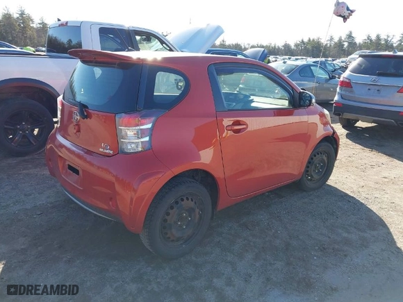 2012 Scion iQ with VIN JTNJJXB08CJ020482, listed as a IAAI auction lot 41834604 with 1 mi miles. Bid and sale history available at carsss.com. Image 4.