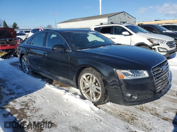 2016 Audi A8 with VIN WAUK3AFDXGN020976, listed as a Copart auction lot 43122755 with 161,089 mi miles and Clean title. Bid and sale history available at DreamBid. Image 4.
