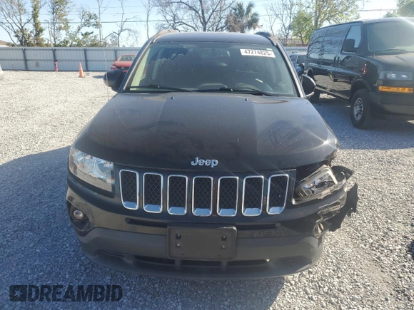 2017 Jeep Compass 75th Anniversary Edition with VIN 1C4NJDBB2HD154478, listed as a Copart auction lot 47274825 with 78,880 mi miles and Salvage Title. Bid and sale history available at carsss.com. Image 5.