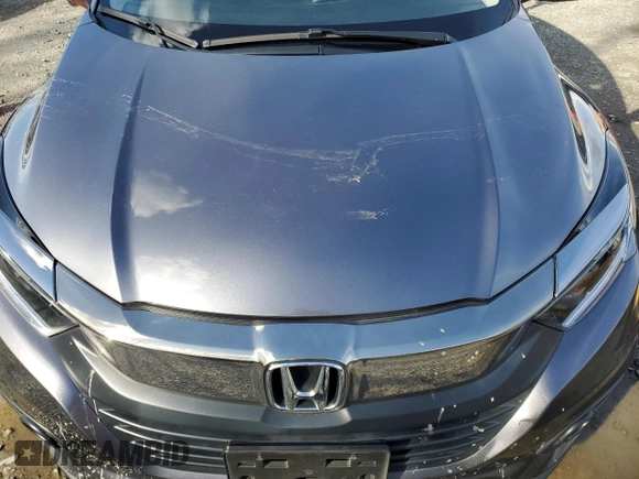 2020 Honda HR-V EX with VIN 3CZRU6H58LM707244, listed as a Copart auction lot 49673355 with 0 mi miles and Salvage Title. Bid and sale history available at carsss.com. Image 12.