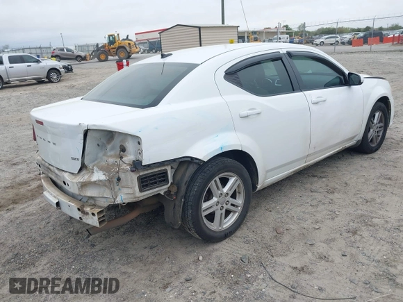 2013 Dodge Avenger SXT with VIN 1C3CDZCB9DN622189, listed as a IAAI auction lot 41937678 with 178,301 mi miles and . Bid and sale history available at carsss.com. Image 4.