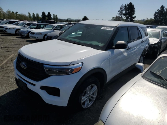 2022 Ford Explorer z VIN 1FMSK8BB2NGA28229, wystawiony jako Copart lot #49720615 z przebiegiem 13 450 mil mil oraz Nie do naprawy • Non repairable. Historia ofert i sprzedaży dostępna na DreamBid. Obrazek 1.