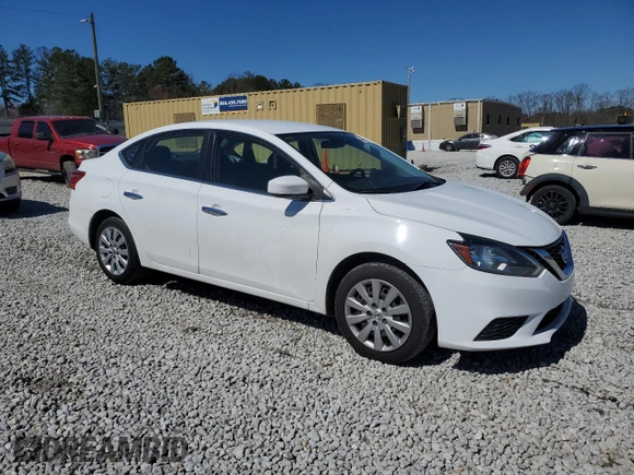 2019 Nissan Sentra SV with VIN 3N1AB7AP4KY206100, listed as a Copart auction lot 48016145 with 153,436 mi miles and Salvage Title. Bid and sale history available at carsss.com. Image 4.