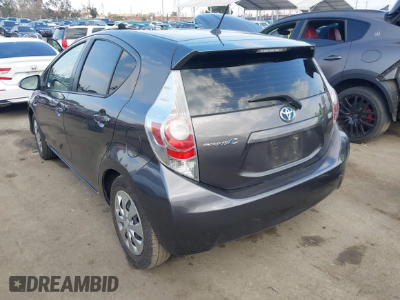 2014 Toyota Prius One with VIN JTDKDTB30E1575075, listed as a IAAI auction lot 41407539 with 150,470 mi miles and . Bid and sale history available at DreamBid. Image 3.