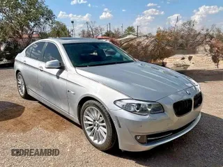 2013 BMW 5 Series 535i with VIN WBAFR7C59DC825858, listed as a Copart auction lot 62309005 with 18,518 mi miles and Clean title. Bid and sale history available at DreamBid. Image 1.