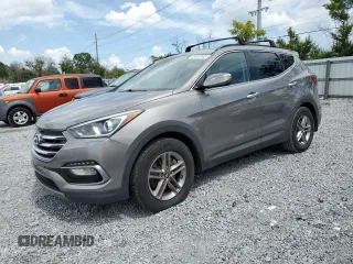 2018 Hyundai Santa Fe 2.4L with VIN 5NMZU3LBXJH066535, listed as a Copart auction lot 65449145 with 121,395 mi miles and Salvage title. Bid and sale history available at DreamBid. Image 1.