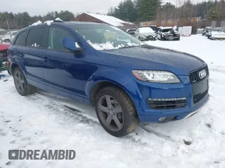 2015 Audi Q7 3.0T Premium Plus with VIN WA1LGAFE7FD018265, listed as a IAAI auction lot 41022440 with 145,874 mi miles. Bid and sale history available at carsss.com. Image 1.