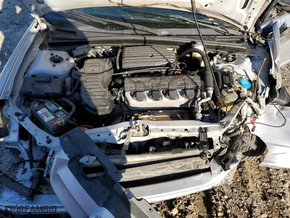 2001 Honda Civic EX with VIN 1HGEM219X1L044687, listed as a Copart auction lot 87252774 with 302,882 mi miles and Salvage Title. Bid and sale history available at carsss.com. Image 11.