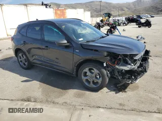 2024 Ford Escape ST-Line with VIN 1FMCU0MZ6RUA50770, listed as a Copart auction lot 46007925 with 7,665 mi miles and Salvage Title. Bid and sale history available at DreamBid. Image 4.