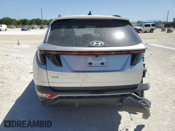 2023 Hyundai Tucson SEL with VIN 5NMJF3AEXPH167684, listed as a Copart auction lot 49122785 with 21,182 mi miles and Salvage Title. Bid and sale history available at carsss.com. Image 6.