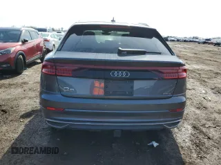 2023 Audi Q8 Premium Plus with VIN WA1BVBF12PD011746, listed as a Copart auction lot 51333805 with 13,575 mi miles and Salvage title. Bid and sale history available at DreamBid. Image 6.