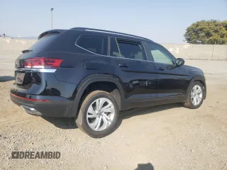 2021 Volkswagen Atlas SE with VIN 1V2JP2CA1MC585383, listed as a Copart auction lot 62145184 with 43,840 mi miles and Salvage title. Bid and sale history available at DreamBid. Image 3.