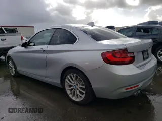 2015 BMW 2 Series 228i with VIN WBA1F5C57FV256927, listed as a Copart auction lot 41628804 with 125,695 mi miles. Bid and sale history available at carsss.com. Image 2.