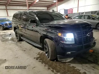 2019 Chevrolet Suburban Premier with VIN 1GNSKJKC7KR140553, listed as a Copart auction lot 83027274 with 89,835 mi miles and Salvage Title. Bid and sale history available at DreamBid. Image 15.