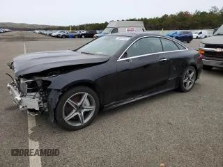 2018 Mercedes-Benz E-Class E 400 with VIN WDD1J6GBXJF018618, listed as a Copart auction lot 82824753 with 34,405 mi miles and Non Repairable. Bid and sale history available at carsss.com. Image 1.