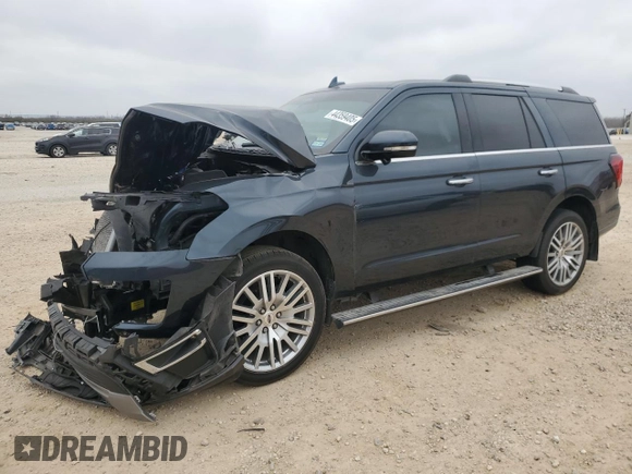 2023 Ford Expedition Limited with VIN 1FMJU1K88PEA26520, listed as a Copart auction lot 44359405 with 0 mi miles and Salvage Title. Bid and sale history available at carsss.com. Image 1.
