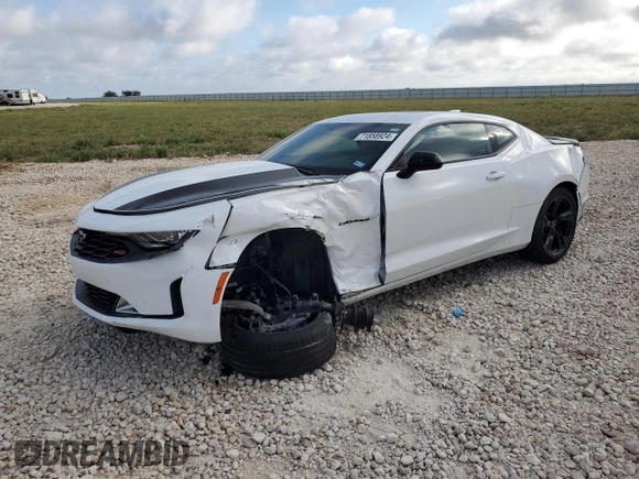 2022 Chevrolet Camaro 1LT with VIN 1G1FB1RS5N0127907, listed as a Copart auction lot 71858924 with 44,459 mi miles and Salvage Title. Bid and sale history available at carsss.com. Image 1.