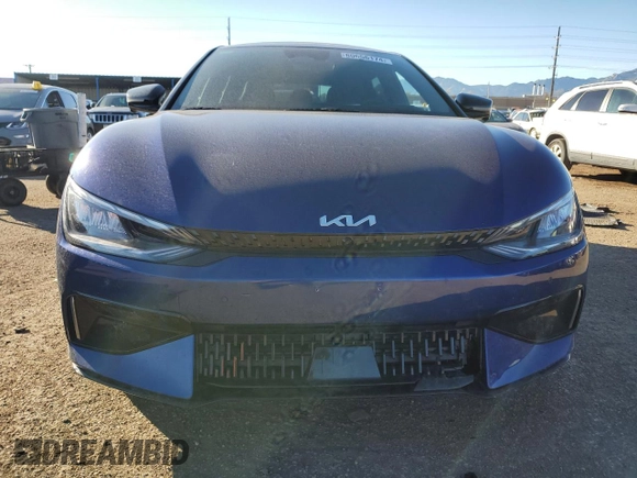 2023 Kia EV6 GT with VIN KNDC5DLE4P5122953, listed as a Copart auction lot 80656174 with 24,650 mi miles and Salvage Title. Bid and sale history available at carsss.com. Image 5.