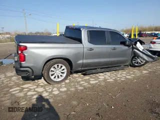 2021 Chevrolet Silverado 1500 Custom with VIN 3GCPWBEK4MG428142, listed as a Copart auction lot 52232105 with 51,129 mi miles and Salvage Title. Bid and sale history available at DreamBid. Image 3.