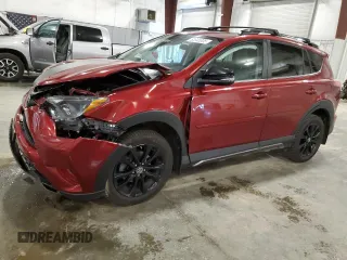 2018 Toyota RAV4 XLE with VIN 2T3RFREV5JW765457, listed as a Copart auction lot 62845005 with 96,572 mi miles and Salvage title. Bid and sale history available at DreamBid. Image 1.