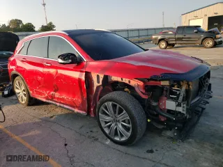 2023 Infiniti QX50 SENSORY with VIN 3PCAJ5EB4PF110411, listed as a Copart auction lot 74981644 with 16,356 mi miles and Salvage Title. Bid and sale history available at carsss.com. Image 4.