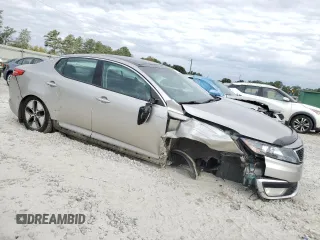 2013 Kia Optima Hybrid LX with VIN KNAGM4AD9D5040384, listed as a Copart auction lot 76238824 with 187,281 mi miles and Salvage Title. Bid and sale history available at carsss.com. Image 4.