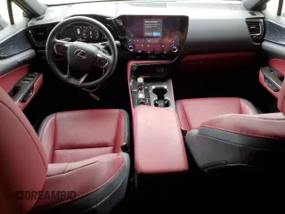 2025 Lexus NX 350 Premium with VIN JTJGGCEZ4S5010472, listed as a Copart auction lot 54560975 with 9,587 mi miles and Salvage title. Bid and sale history available at DreamBid. Image 8.