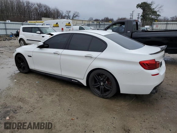 2015 BMW 5 Series 550i with VIN WBAKN9C56FD682337, listed as a Copart auction lot 44209865 with 115,956 mi miles and Clean title. Bid and sale history available at DreamBid. Image 2.