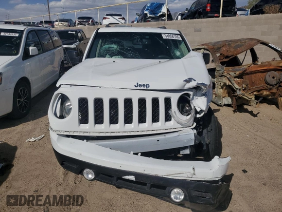 2015 Jeep Patriot Sport with VIN 1C4NJRBB6FD189938, listed as a Copart auction lot 54958105 with 82,518 mi miles and Salvage title. Bid and sale history available at DreamBid. Image 5.