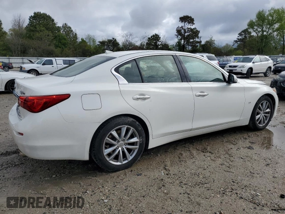 2015 Infiniti Q50 Premium with VIN JN1BV7AP0FM330725, listed as a Copart auction lot 51735085 with 189,480 mi miles and Clean Title. Bid and sale history available at carsss.com. Image 3.