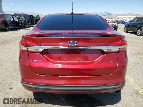 2017 Ford Fusion SE z VIN 3FA6P0H77HR413851, wystawiony jako Copart lot #51806965 z przebiegiem 98 269 mil mil oraz Szkoda całkowita • Salvage title. Historia ofert i sprzedaży dostępna na DreamBid. Obrazek 6.