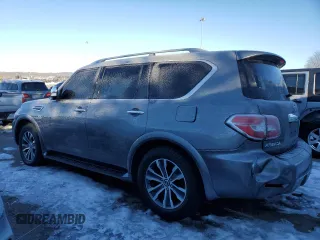 2020 Nissan Armada SV with VIN JN8AY2ND0LX017725, listed as a Copart auction lot 42261355 with 105,230 mi miles and Clean Title. Bid and sale history available at carsss.com. Image 2.