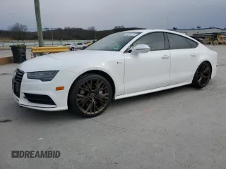 2018 Audi A7 Premium Plus with VIN WAUW3AFC9JN075029, listed as a Copart auction lot 48220215 with 118,740 mi miles and Salvage Title. Bid and sale history available at carsss.com. Image 1.