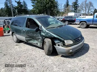 2001 Toyota Sienna LE with VIN 4T3ZF13C81U380901, listed as a Copart auction lot 54053615 with 194,910 mi miles and Salvage Title. Bid and sale history available at DreamBid. Image 14.