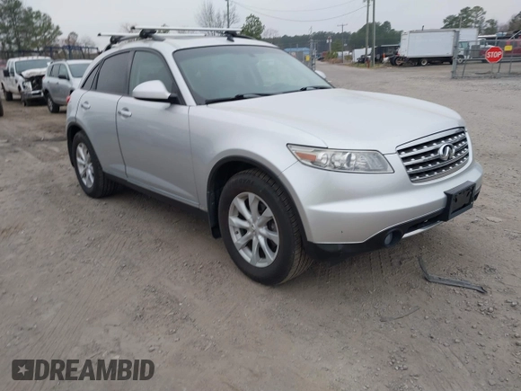 2006 Infiniti FX with VIN JNRAS08W86X204908, listed as a IAAI auction lot 41797663 with 163,333 mi miles and . Bid and sale history available at carsss.com. Image 1.