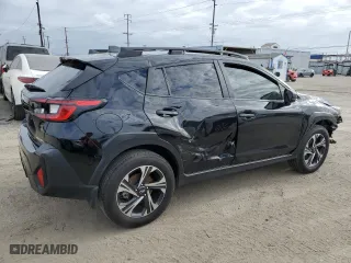 2024 Subaru Crosstrek Premium with VIN JF2GUADC2R8264477, listed as a Copart auction lot 53706185 with 31,866 mi miles and Salvage Title. Bid and sale history available at carsss.com. Image 3.