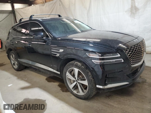 2023 Genesis GV80 z VIN KMUHCESC9PU142717, wystawiony jako Copart lot #48885725 z przebiegiem 44 100 mil mil oraz Szkoda całkowita • Salvage title. Historia ofert i sprzedaży dostępna na DreamBid. Obrazek 4.
