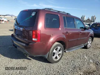 2012 Honda Pilot EX-L with VIN 5FNYF4H64CB019433, listed as a Copart auction lot 49353805 with 177,645 mi miles and Salvage Title. Bid and sale history available at carsss.com. Image 3.