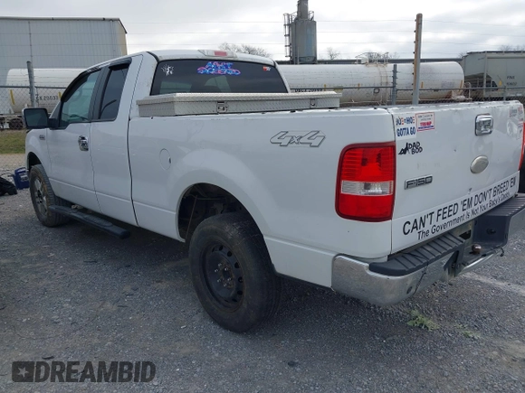 2007 Ford F-150 XLT with VIN 1FTPX14V87NA09239, listed as a IAAI auction lot 41798735 with 216,301 mi miles. Bid and sale history available at carsss.com. Image 3.