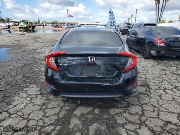 2018 Honda Civic Sedan LX with VIN 2HGFC2F5XJH530605, listed as a Copart auction lot 48951555 with 137,437 mi miles and Salvage Title. Bid and sale history available at carsss.com. Image 6.
