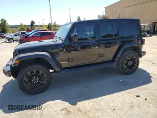 2020 Jeep Wrangler Unlimited Sahara Altitude with VIN 1C4HJXEG3LW321854, listed as a Copart auction lot 70761874 with Not provided miles and Clean title. Bid and sale history available at DreamBid. Image 1.