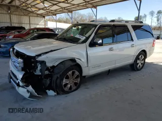 2016 Ford Expedition Max Platinum with VIN 1FMJK1MT6GEF11469, listed as a Copart auction lot 47769745 with 99,159 mi miles and Salvage title. Bid and sale history available at DreamBid. Image 1.